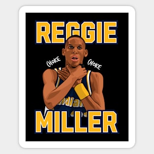 Reggie Miller Choke Celly Sticker